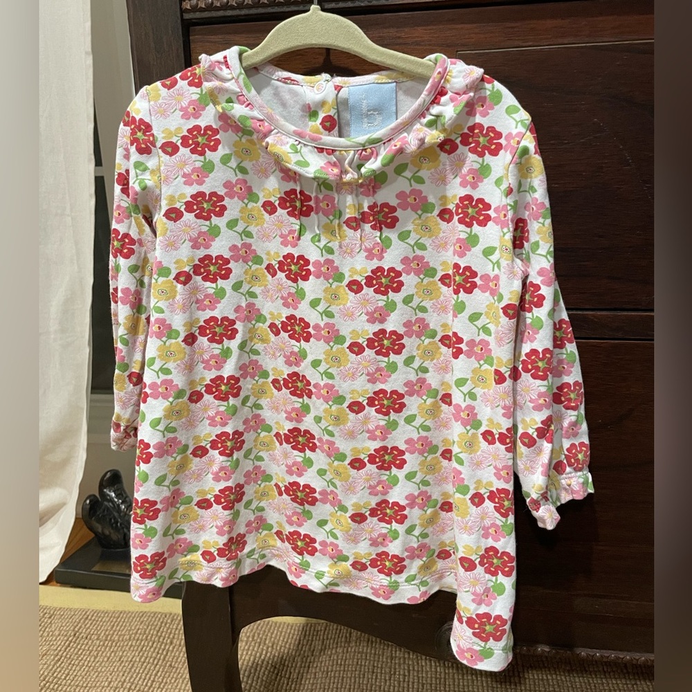 Bella Bliss 24m VGUC $22 Ruffle 100% Cotton Swing Top